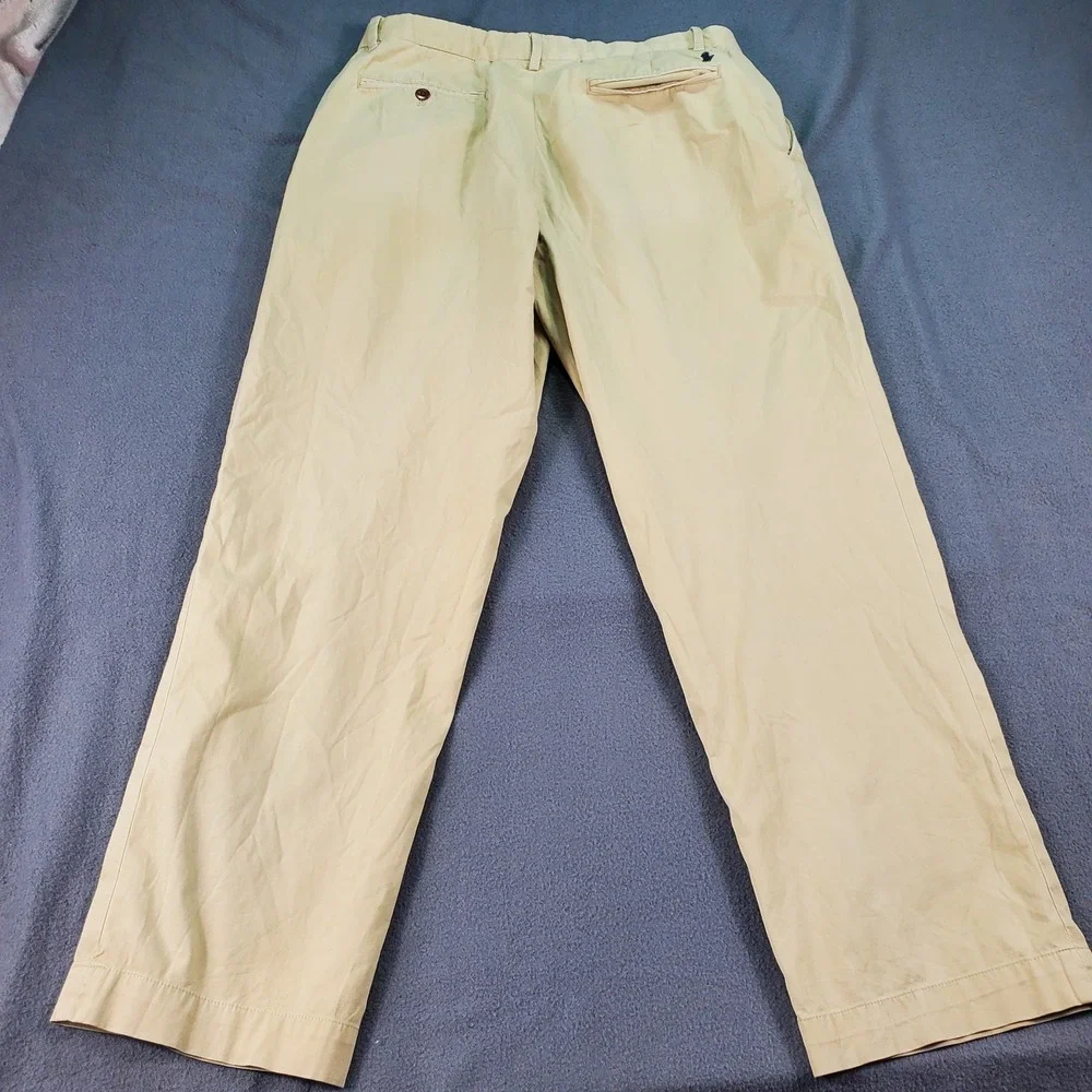 Polo Golf Ralph Lauren Mens Tan‎ Cotton Twill Stretch Chino Pants 32x29 Khaki